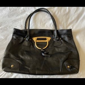 Dolce Gabbana black leather bag
